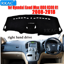 RKAC RIGHT  hand drive Car Dashboard cover for Hyundai Auto dashboard mat rug for Hyundai iLoad iMax i800 H300 H1 2008- 2018 2024 - buy cheap