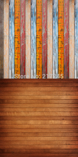 Art Fabric photography backdrop wood floor custom photo prop backgrounds 5ftX7ft D-4813 2024 - buy cheap