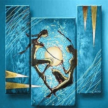 New Wall Art blue style Large Modern Abstract Art Oil Painting Wall Decor canvas art No Frame home decoration for living room 2024 - buy cheap