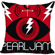 Custom Pearl Jam Square Pillowcase Custom Zippered Pillow Cover Case 40x40,45x45cm(One Side) 2024 - buy cheap