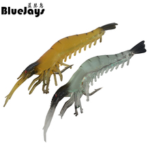 BlueJays 2pcs 11cm/8g Simulation bamboo shrimp lure soft bait hook bait bionic Lre bait Fishing Tackle 2024 - buy cheap