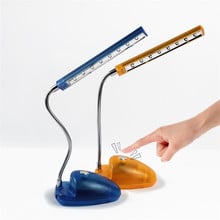 8 Leds USB or Batteries powered Led Book Light for Reading in Bed at Night for Kids Bedside Reading Lamp 2024 - buy cheap