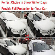 New 1PC High Quality Car Snow Ice Protector Visor Sun Shade Fornt Rear Windshield Cover Block Shields 2024 - buy cheap