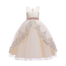 Girls Sequined Princess Dress Kids Dresses For Girls Party Evening Dress Flower Girls Wedding Clothing Pageant Formal Ball Gown 2024 - buy cheap