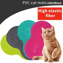 4Color Pet Dog Puppy Cat Feeding Mat Pad Cute PVC Bed Dish Bowl Food Water Feed Placemat Wipe Clean Pet Supplies Durable 2024 - buy cheap
