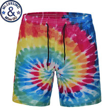 Men's Quick Dry Summer Boardshorts 2018 Fashion 3D Creative Colorful Print Summer Beach Board Shorts Men Hip Hop Short Homme 2024 - buy cheap