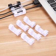 Cable Winder 20pcs/lot Cable Wire Fixing Clamp Clip Desktop Wire Clear Up Clips Holder Clamps Cable Clip Device Cable Organizer 2024 - buy cheap