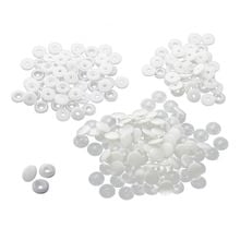 Hot 50 pcs T3 KAM SNAPS press studs Scrapbook Sewing buttons white 2024 - buy cheap