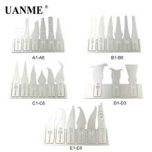 UANME-cuchillo con Chip IC para placa base, herramienta de eliminación de pegamento PCB, hoja fina para iPhone A8, A9, A10, CPU, RMA 2024 - compra barato