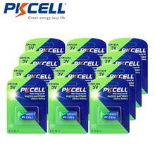 12x-pilhas pkcell cr123a para câmeras e lanternas, bateria 3v e 1500mah cr123 a 123a cr17345 16340 2/3a 2024 - compre barato