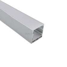 10 X 1M Sets/Lot Surface mounted aluminum profile for led stripes 35mm wide square aluminium led channel for ceiling lights 2024 - buy cheap