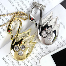 Jewelry Diamond Swan Mini USB 8GB 16GB 32GB 64GB Memory Stick Gifts USB 2.0 Flash Pen Drive Gift Flash Drive Pendrive Creativo 2024 - buy cheap