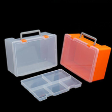 1PC New 1+5 Slots Cells Portable Jewelry Tool Box Container Electronic Parts Screw Beads toy book clothes Component Storage Box 2024 - buy cheap