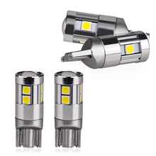 Lâmpada led lateral para farol de carro, 2 peças, t10, w5w, 168, 194, smd12 v, branca, lâmpada de apuramento, leitura de estacionamento 2024 - compre barato