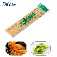 KHGNDO R Disposable BBQ Bamboo Skewers Natural Wood Vegetable Meat Sticks BBQ One-time Skewers 2024 - buy cheap