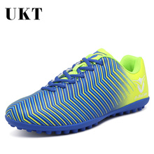 UKT-zapatos de fútbol profesionales para hombre, botas de fútbol con suelas de césped TF/FG, de cuero transpirable, para exteriores 2024 - compra barato