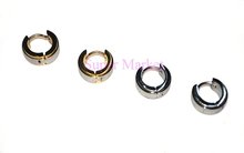 4mm Newest Earring Hoop 316L stainless Steel ground  Ear ring Stud Nail Gold High Quality 24pair/lot Gold Free Shipping 2024 - купить недорого