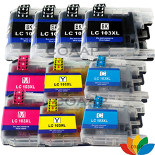 10x Compatible LC103XL LC-103XL cartucho de tinta para Hermano MFC-J470DW MFC-J650DW MFC-J875DW MFC-J4510DW MFC-J6520DW MFC-J870DW 2024 - compra barato