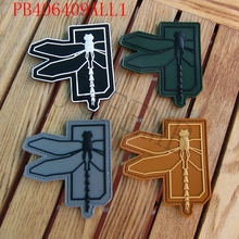 Dragonfly-insignia militar 3D, parche de PVC 2024 - compra barato
