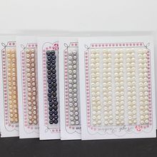 AAAA-Cuentas de perlas sueltas de 5,5-6mm, Color blanco/rosa/púrpura Natural, negro/gris teñido, 60 par/lote 2024 - compra barato