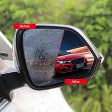 2 uds, película antiniebla impermeable para coche, película protectora para espejo retrovisor, ventana transparente para pegatina, pegatinas para MG GS ZS MG6, película 2015-2019 2024 - compra barato