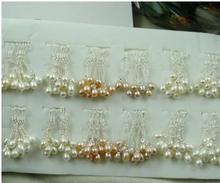 wholesale Natural Stone Freshwater Pearls Quartz crystal earring for diy Jewelry making earring Accessories 2024 - buy cheap