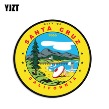 YJZT 12CM*12CM Personality SANTA CRUZ CALIFORNIA Car Sticker Decal Accessories 6-2207 2024 - buy cheap