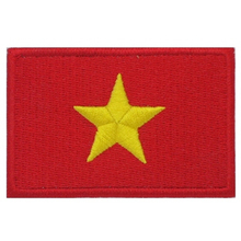 100% Full Embroidery Vietnam Flag Patch Vietnamese Flag Patch Backpack Bag Jacket Armband Badge Clothing DIY 2024 - buy cheap