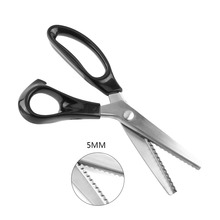 1pc scissor tecido decorativo triângulo borda rosqueamento tesoura clipper 5mm 2024 - compre barato