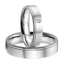 Anel de Casamento Europe Design custom titanium band wedding rings women men 2024 - buy cheap