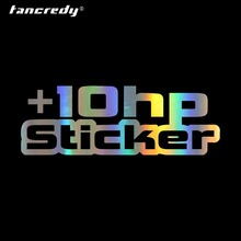 Tancredy Car Stickers And Decals 10 Horsepower Sticker On Car Styling Car Door Body Window Vinyl Stickers For Car Bumper Sticker 2024 - buy cheap