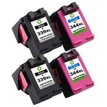 Remanufactured Ink Cartridges Replacement 339XL 344XL para for HP Deskjet 460 460c 460cb 460wbt 5740, 5745, 5940, 6520, 6540, 2024 - buy cheap