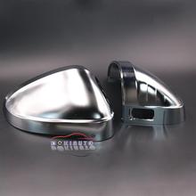 Within Side Assist Hole Matt Chrome Silver Mirror Case Rearview Mirror Cover Shell For Audi A4 B9 A5 8W 2024 - buy cheap