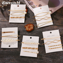 3Pcs/Set Pearl Metal Hair Clip Har Pin Set Hairband Comb Bobby Pin Barrette Hairpin Headdress Accessories Beauty Styling Tools 2024 - buy cheap