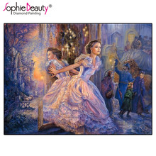 Картина из страз «Софи Бьюти», вышивка крестиком, «сделай сам», прекрасная принцесса, стразы, ручная работа, мозаика для творчества 2024 - купить недорого