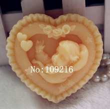 wholesale!!!1pcs Little Baby (Zx62) Silicone Handmade Soap Mold Crafts DIY Silicone Mould 2024 - buy cheap