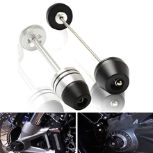 Black Silver Motorcycle Front Rear Refit Wheel Fork Axle Sliders Cap Crash Protector For BMW R NINE T 2013-2018 2014 2015 2016 2024 - buy cheap