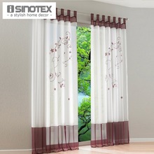 Pastoral Embroidered Sheer Window Curtain For Living Room General Pleat 145/175/225/245/260/270 CM 1PCS/lot 2024 - buy cheap