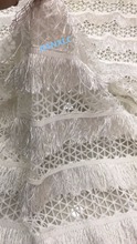 beautiful JIANXI.C-11869 embroidery tulle mesh lace fabric with good quality for bridal dress 2024 - buy cheap