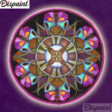 Dispaint Full cuadrado/redondo taladro 5D DIY diamante pintura "Circular pattern" bordado punto de cruz 3D decoración para el hogar A12142 2024 - compra barato