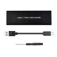 Caja de disco duro móvil USB 3,1 a M.2 NGFF SSD, tarjeta adaptadora, caja de cierre externa para m2 SATA SSD USB 3,1/2230/2242 2024 - compra barato