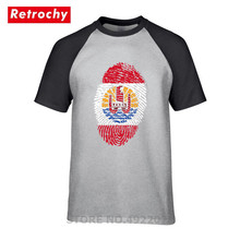 Camiseta con estampado de la bandera de Polinesia Francesa para hombre, a la moda Camisa de algodón, ropa urbana de ocio, Hipster, nueva marca 2024 - compra barato