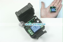 Realmente! Interruptor de controle remoto sem fio 1 canais, 315/433mhz, à prova d'água, impermeável, tamanho pequeno, receptor, porta, wi-fi, entrada