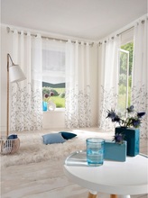 Home Decoquality floral printing balcony voile curtain,sheer panel window screening,free shipping 2024 - buy cheap