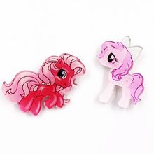 1PC Cartoon Little Horse Lovely Poni Brooch Acrylic Badges Icons on The Backpack Pin Badge Decoration Badges for Clothing 2024 - buy cheap