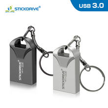 wholesale price Super Mini Tiny pen drive metal usb flash drive pendrive 16GB/32GB/64GB/128GB U disk USB 3.0 memory stick + ring 2024 - buy cheap