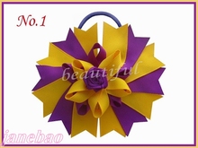 free shipping 310pcs 4.5" Novel Swallowtail Nest Hair Bows Elastic fashion girl hair bow holders 2024 - buy cheap