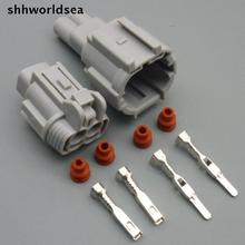 shhworldsea 2 pin car Small lights solenoid valve socket auto foglight connector waterproof electrical plug for Nissan teana 2024 - buy cheap