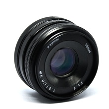 JINTU 35mm F/1.7 Manual Focus Prime Lens for Sony E mount NEX3 NEX5 NEX6 NEX7 A5000 A5100 A6000 A6100 A6300 A6500 SLR Camera 2024 - buy cheap