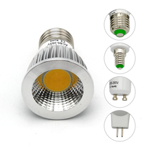 CE&RoHs Dimmable Lampara Lamp 9W 12W 15W GU10 E14 E27 85-265V LED Light MR16 AC DC 12V Aluminum COB Spotlight Bulb Chandelier 2024 - buy cheap